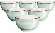 Mäser 6 darabos tálkészlet Bel Tempo 14 cm, zöld