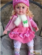 52 Cm Óriás Candy Doll Magyar Dalt Éneklő Kislány Baba Edukációs Játék