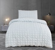 Krepp ágyneműhuzat Polycotton Neapol Szürke 200x140cm+90x70cm TiaHome