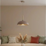 Brilagi - Csillár zsinóron ABRAHAM 1xE27/60W/230V átm. 35 cm bézs