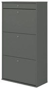 Szürke billenő ajtós cipőtartó Mistral - Hammel Furniture