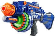 Játékfegyver hanggal, 2 színben-kék
