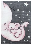 Rózsaszín-szürke gyerek szőnyeg 120x170 cm Kids – Ayyildiz Carpets
