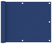 kék oxford-szövet erkélyparaván 75 x 600 cm