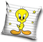 Bolondos Dallamok Tweety párna, díszpárna 40x40 cm