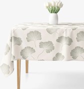 Goldea szögletes terítő 100% pamutvászon - ginkgo levelek 80 x 80 cm