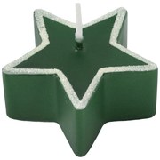 Star 4 db zöld gyertya, égési idő 4 óra - Unipar