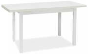 Adam II étkezőasztal 100 x 60 cm, fehér