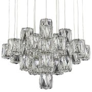 Luxera Polar 62402 kristály függeszték, 90W LED, 3000K