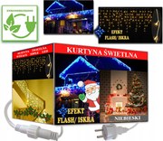 Jégcsap Függöny 500 Led Kültéri Kék Flash