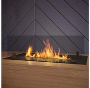 InFire - Beépített BIO kandalló 8,5x60 cm 3,5kW fekete
