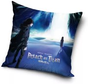 Attack on Titan Waterfall párnahuzat 40x40 cm Velúr