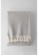 Ruby világosszürke pléd, 140 x 180 cm - Euromant