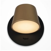 Maytoni MOD421WL-L6BBS3K - LED fali lámpa PIXEL 7W/230V 3000K arany/fekete