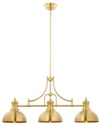 Jupiter 1915 - PLATINO 3xE27/60W/230V mennyezeti lámpa rúdon, réz