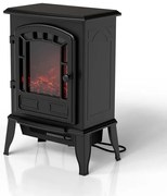 Juskys 2000W elektromos kandalló – fekete