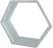 Fa Polc Méhsejt Hexagon Kék