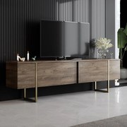 Luxe - dió/arany TV-állvány