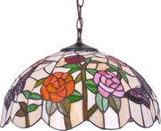 KAJA K-P16835 ROSE Tiffany függő lámpa többszínű 1×E27 IP20