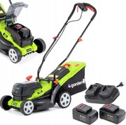 Akkumulátoros fűnyíró 2x20v töltővel 34 cm