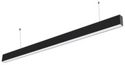V-Tac LED Csillár zsinóron SAMSUNG CHIP LED/40W/230V 6400K fekete VT0792