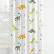 Goldea gyerek pamut függöny - dinoszauruszos kalandok 200x150 cm