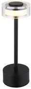 Globo 21026S - LED Dimmelhető asztali lámpa SHIRA LED/2,5W/3,7V 2700/4000/6500K fekete