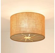 Brilagi - COUNTRY ROLLER mennyezeti lámpa 1xE27/15W/230V, 50 cm, bézs