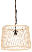 Rusztikus kültéri függőlámpa rattanból 40 cm - Calamus