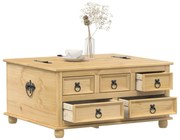 Corona tömör fenyőfa tárolóláda 90 x 78 x 45 cm