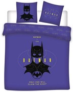 Batman Claim the Night dupla, kétszemélyes ágyneműhuzat 240×220cm, 65x65 cm