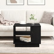 Fekete Tölgy Kávzóasztal 55x55x42 cm Műgyantából