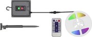 LED RGB Dimmelhető napelemes szalag LED/1,2W/3,7V IP67 5m