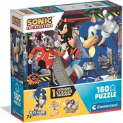 Sonic a sündisznó Spin Dash 180 db-os puzzle Clementoni