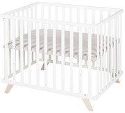 Fehér bükkfa járóka 75x100 cm Lil Planet – Roba