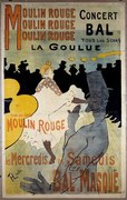 Reprodukció Poster for the red mill, Toulouse-Lautrec, Henri de