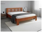 Franciaágy tömörfából ANGELA 180x200 cm szilva