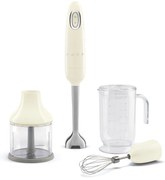 SMEG botmixer HBF03 tartozékokkal, 700W, krém - Smeg