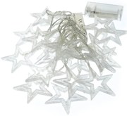 NEXOS Csillagos lánc 2x 20 LED Meleg fehér