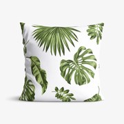 Goldea pamut párnahuzat - monstera levelek 40 x 40 cm