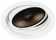 Modern beépíthető spotlámpa fehér állítható - Coop 111 Honey