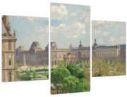 Kép - Camille Pissarro, Place du Carrousel, Paris, reprodukciók (90x60 cm)