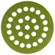 Kerámia virágrendező korong, zöld, 12,5 cm átmérőjű