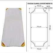 Ovis sarokgumis lepedő 70x140 cm