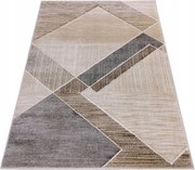 Szőnyeg 120x180 Bézs Modern Geometrikus Hálószoba Nappali Masszív