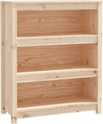 vidaXL tömör fenyőfa könyvszekrény 80x35x97 cm
