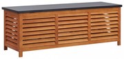 tömör eukaliptuszfa kerti tárolóláda 150 x 50 x 55 cm