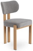Étkezőszék GRENADA szürke/tölgy lábakkal