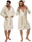 Teddy Ecru Men fürdőköpeny S/M