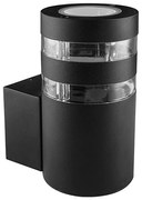 Prezent 31306 - Kültéri fali lámpa DAIMA 1xGU10/10W/230V IP44 fekete